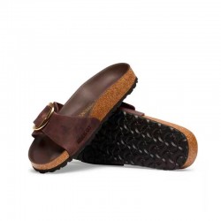 Sandalias Bio Mujer Birkenstock Madrid Big Buckle Marron