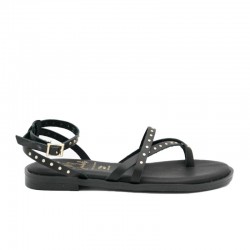 Sandalias Planas Mujer Oh My Sandals 5853 Negro