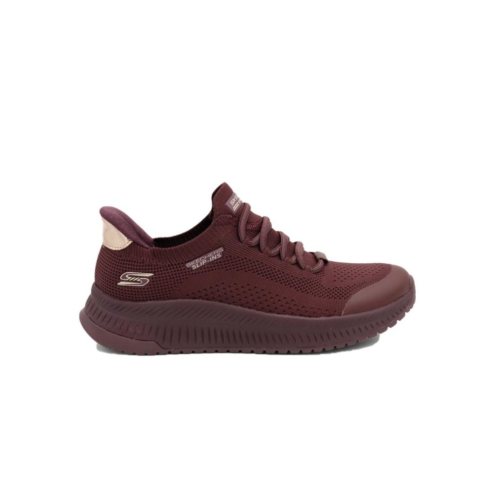 Sneakers Mujer Skechers Bobs Squad 4 - Dire Step Burdeos