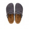 Zuecos Hombre Birkenstock Boston Gris-Gris