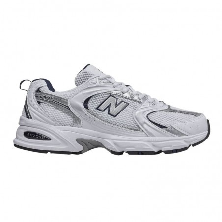 Sneakers Mujer New Balance Mr530 Blanco-Plata