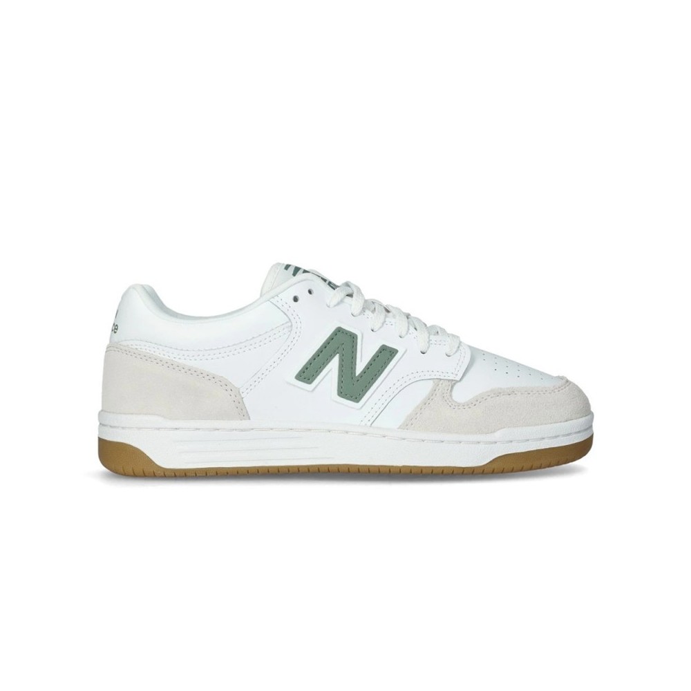 Sneakers Hombre New Balance Bb480 Blanco-Verde
