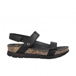 Sandalias Planas Mujer Panama Jack Selma Negro