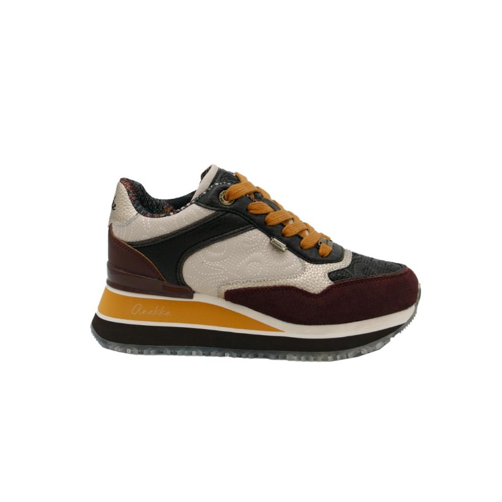 Sneakers Mujer Anekke London Burdeos