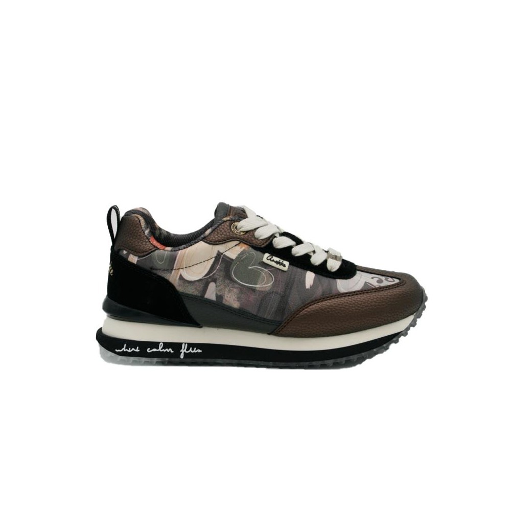 Sneakers Mujer Anekke New York Negro