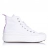 Zapatillas Lona Mujer Converse A03667C Blanco
