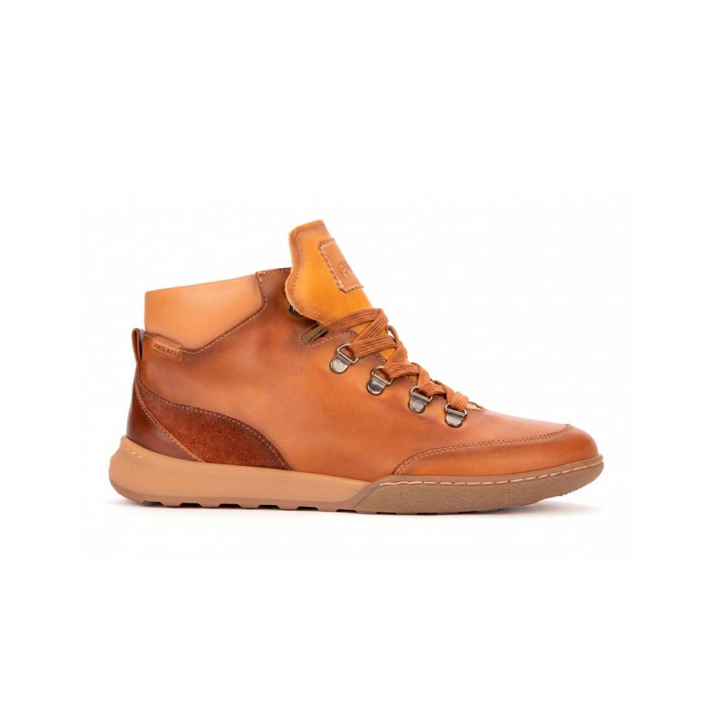 Botines Planos Mujer Pikolinos W7C-8582 Cuero