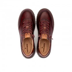 Zapatos Planos Mujer Pikolinos W5P-6884 Burdeos