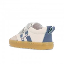 Barefoot Niño Blanditos By Crio's Lisboa Blanco-Azul