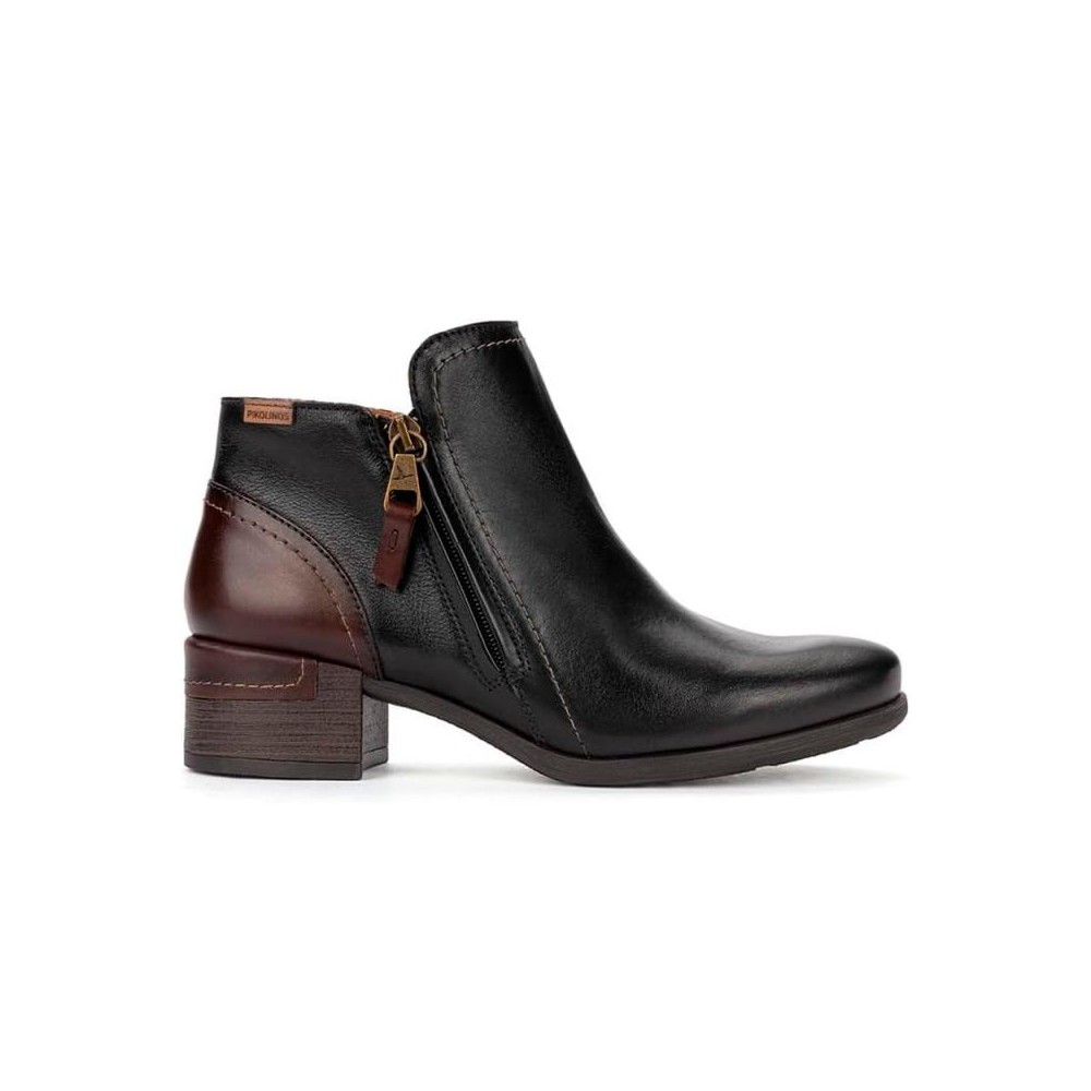 Botines de Tacón Mujer Pikolinos W6W-8648 Negro