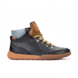 Botines Planos Mujer Pikolinos W7C-8582 Marino