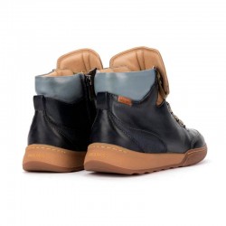 Botines Planos Mujer Pikolinos W7C-8582 Marino