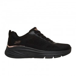 Sneakers Mujer Skechers Bobs Arch Fit Elev8 Negro-Negro