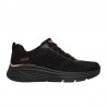 Sneakers Mujer Skechers Bobs Arch Fit Elev8 Negro-Negro