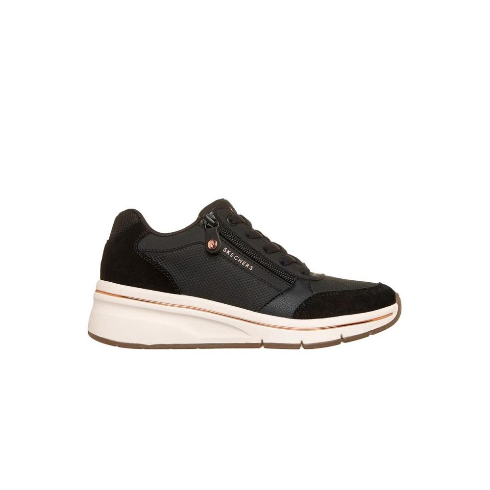 Sneakers Mujer Skechers Billion Flex - Luxe Up Negro