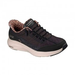 Sneakers Mujer Skechers Contour Foam - Cozy Fit Leop Negro