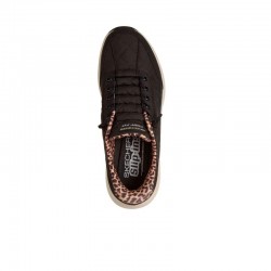Sneakers Mujer Skechers Contour Foam - Cozy Fit Leop Negro