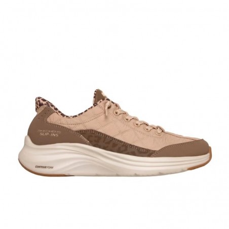 Sneakers Mujer Skechers Contour Foam - Cozy Fit Leop Marron
