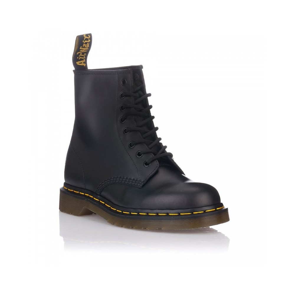 Botas Planas Dr. Martens 1460 Smooth Mujer Negro