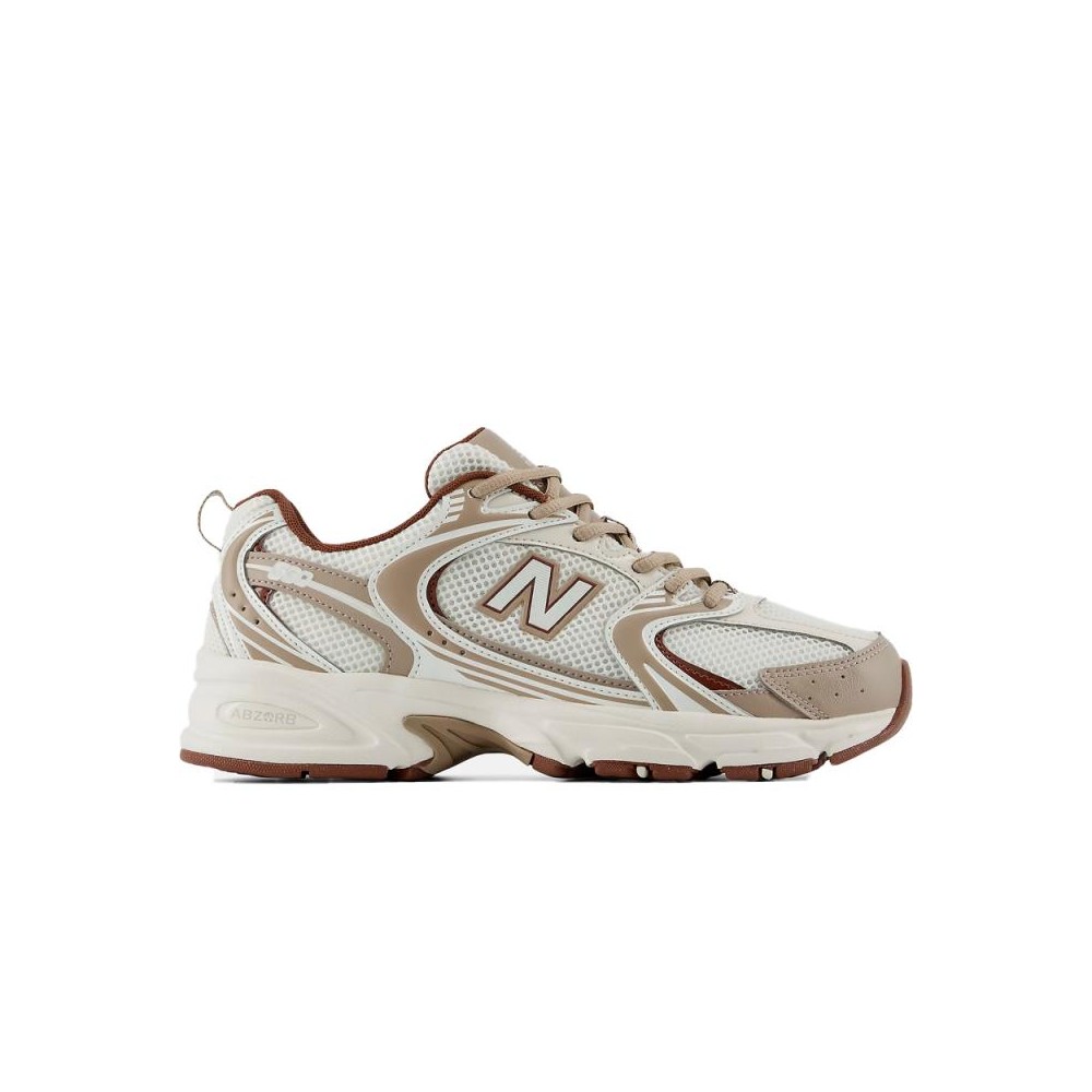 Sneakers Mujer New Balance U530 Blanco-Marron