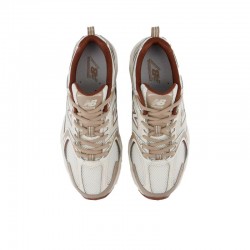 Sneakers Mujer New Balance U530 Blanco-Marron