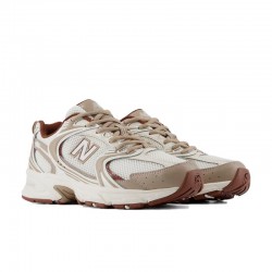 Sneakers Mujer New Balance U530 Blanco-Marron