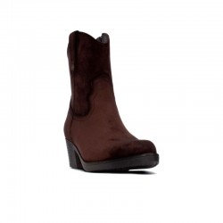 Botines de Tacón Mujer Refresh 176144 Marron