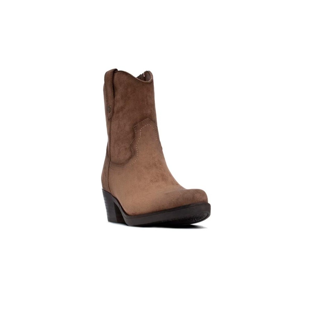 Botines de Tacón Mujer Refresh 176144 Taupe