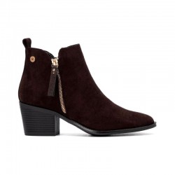 Botines de Tacón Mujer Refresh 173180 Marron