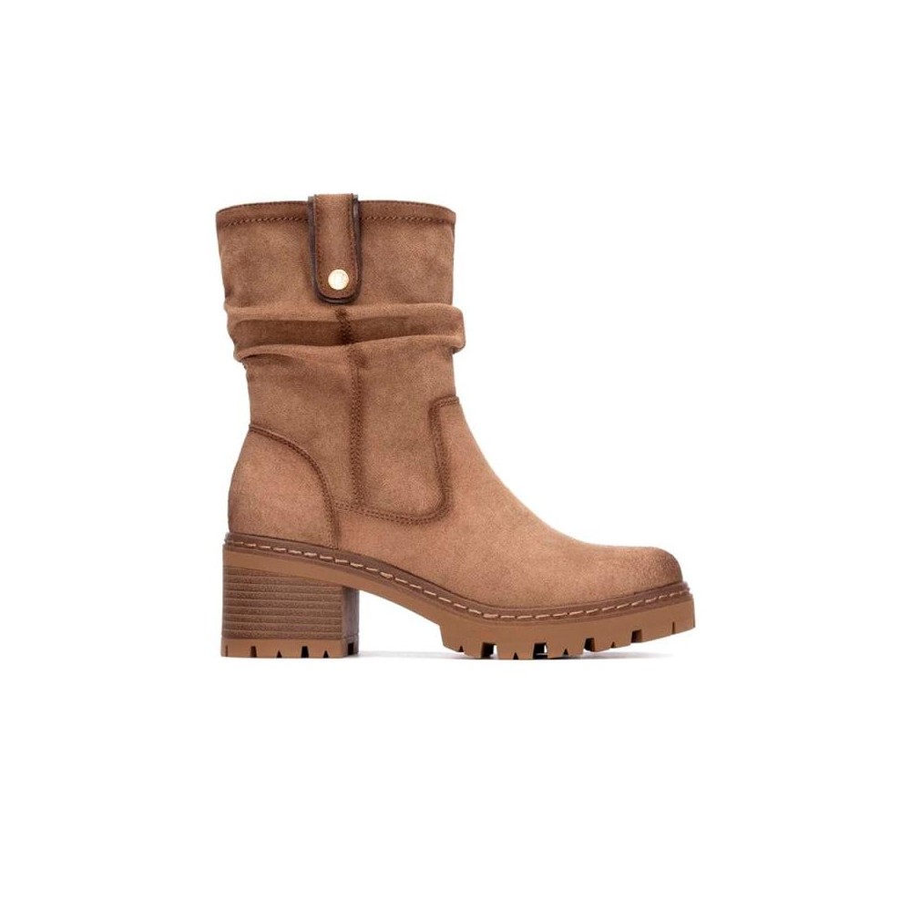Botines Planos Mujer Refresh 173021 Beig