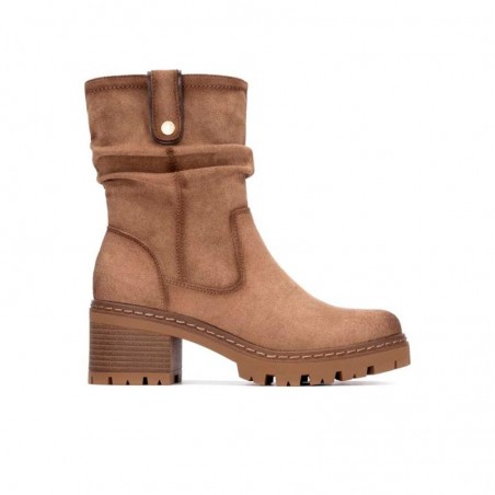 Botines Planos Mujer Refresh 173021 Beig
