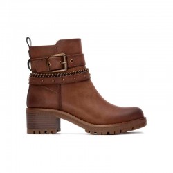 Botines de Tacón Mujer Refresh 172918 Camel