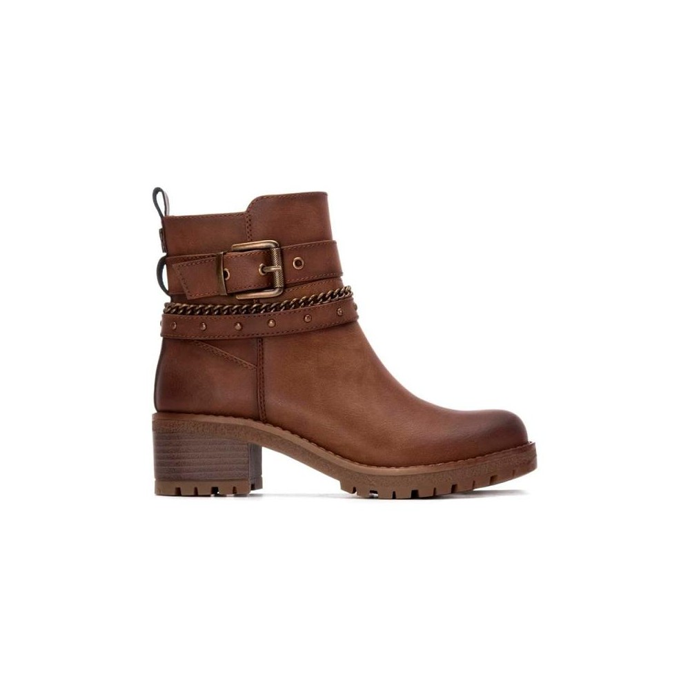 Botines de Tacón Mujer Refresh 172918 Camel