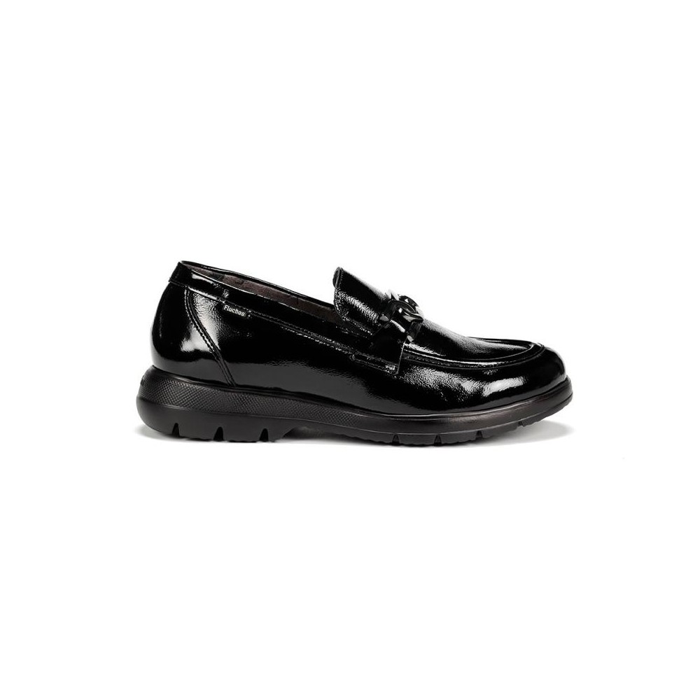 Zapatos Casual Mujer Fluchos F1794 Negro