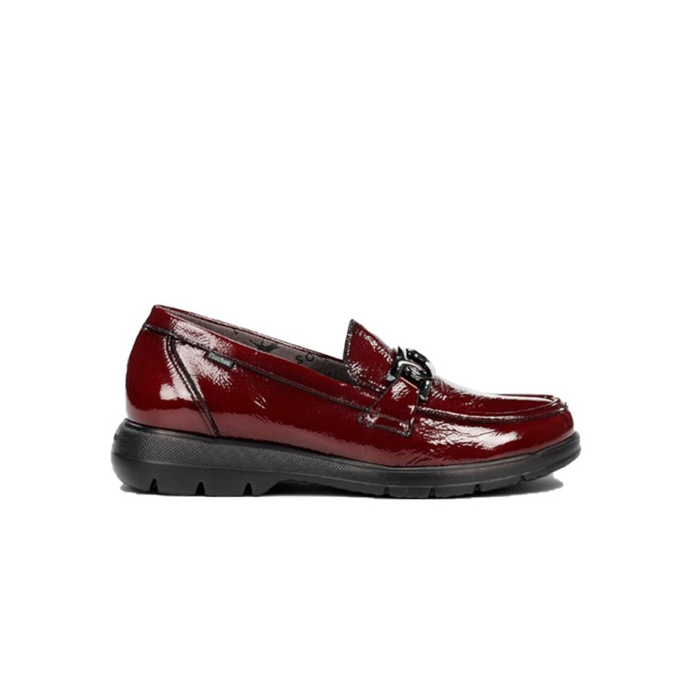 Zapatos Casual Mujer Fluchos F1794 Burdeos