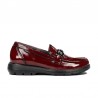 Zapatos Casual Mujer Fluchos F1794 Burdeos