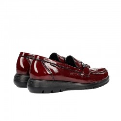 Zapatos Casual Mujer Fluchos F1794 Burdeos