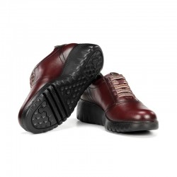 Zapatos Casual Mujer Fluchos Live F2096 Burdeos