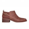 Botines de Tacón Mujer Skechers Bobs Wander Luxe Marron
