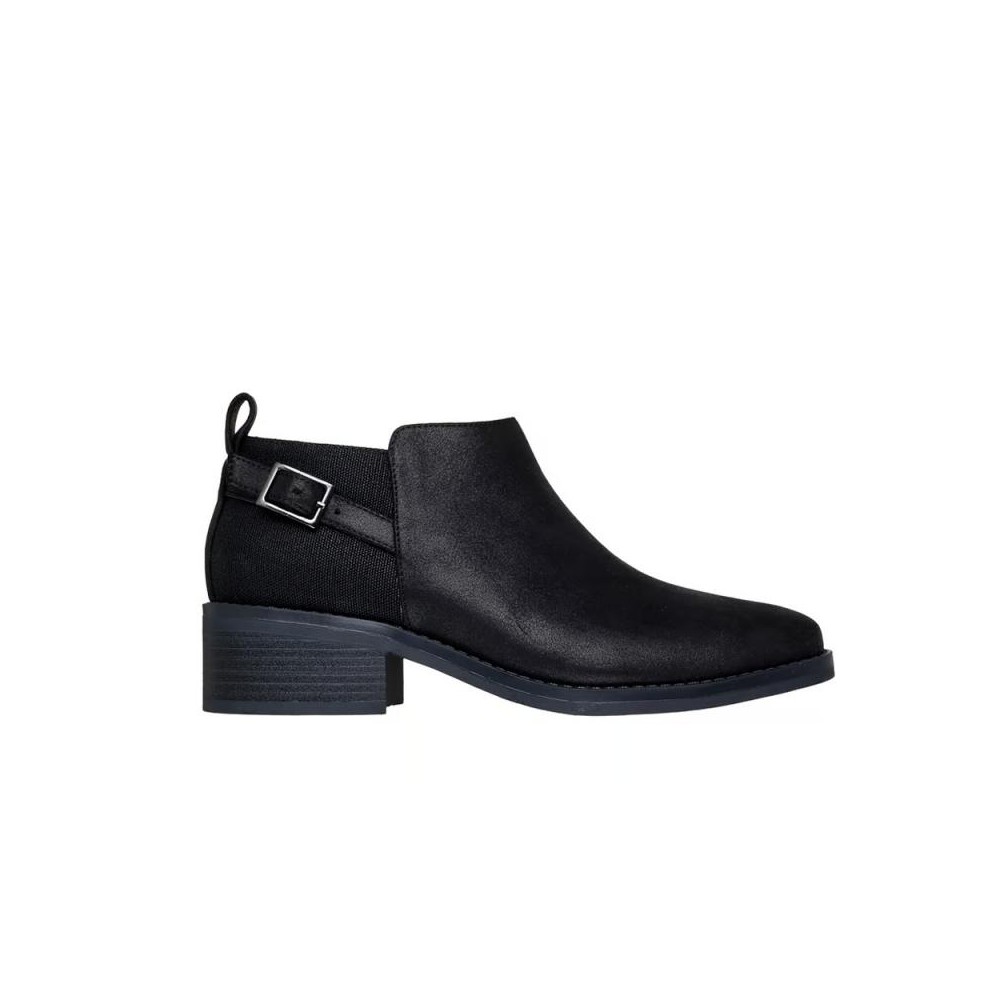 Botines de Tacón Mujer Skechers Bobs Wander Luxe Negro