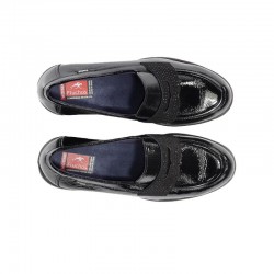 Mocasines Mujer Fluchos F2517 Negro
