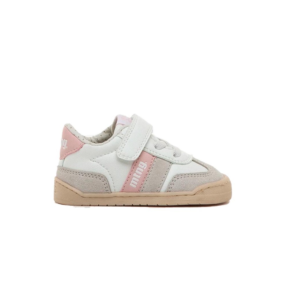 Barefoot Niño Mustang 49060F Blanco-Rosa