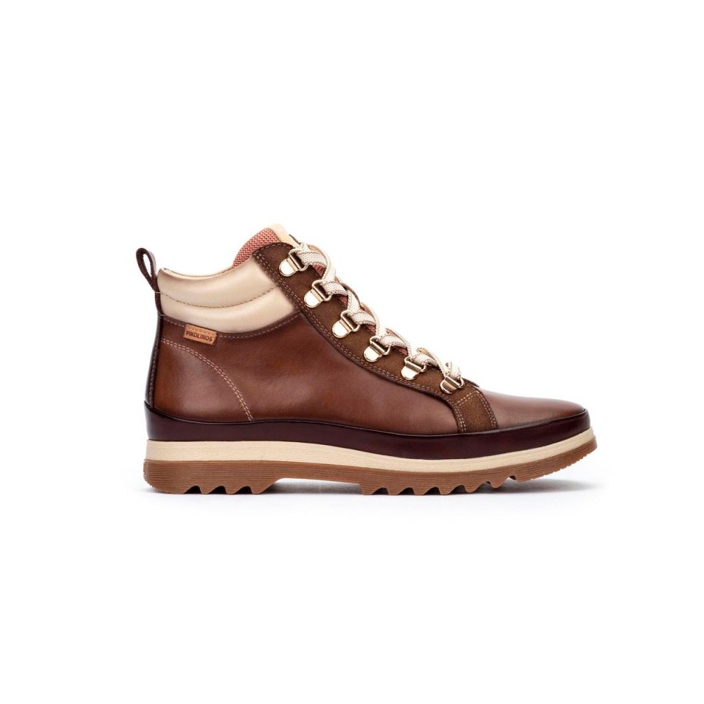 Botines Planos Mujer Pikolinos W3W-8564 Marron