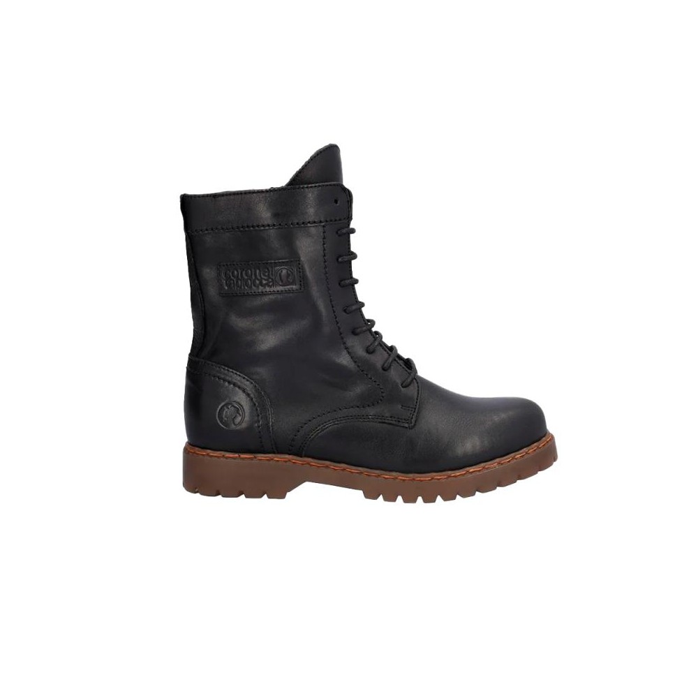 Botines Planos Mujer Coronel Tapiocca C2468 Negro