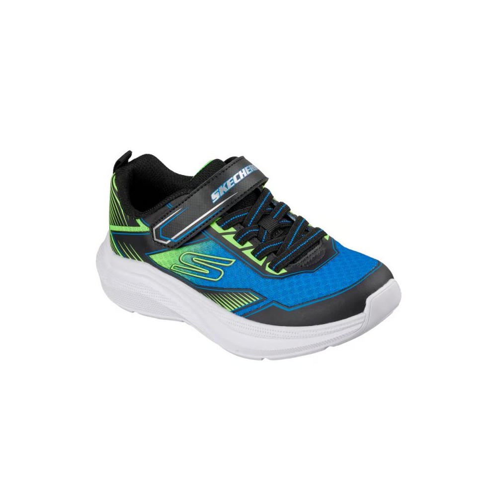 Sneakers Niño Skechers Microspec Velocity - Grid-Drit Negro
