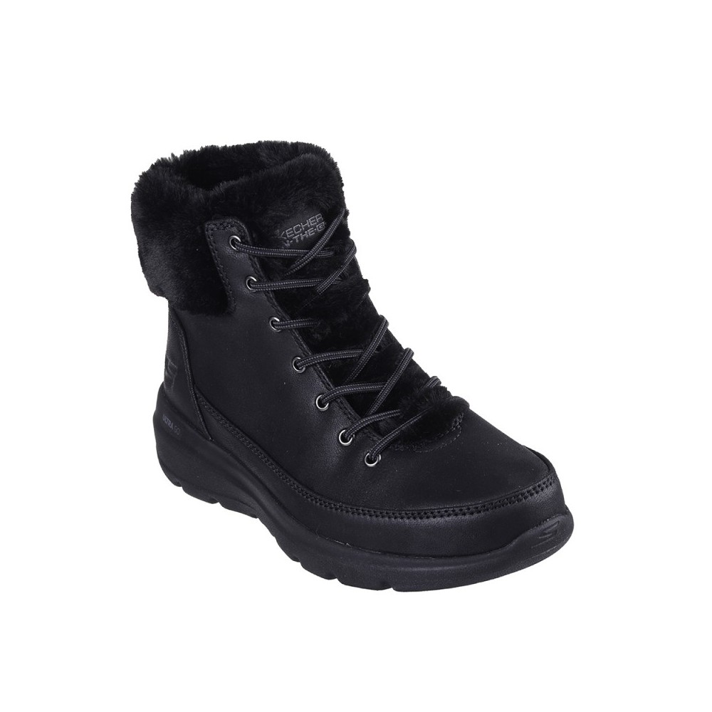 Botas Planas Mujer Skechers Wonderland Negro-Negro