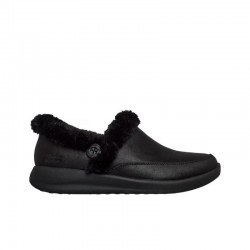 Zapatillas de Casa Mujer Skechers Slip-Ins: Cozy Escape Negro
