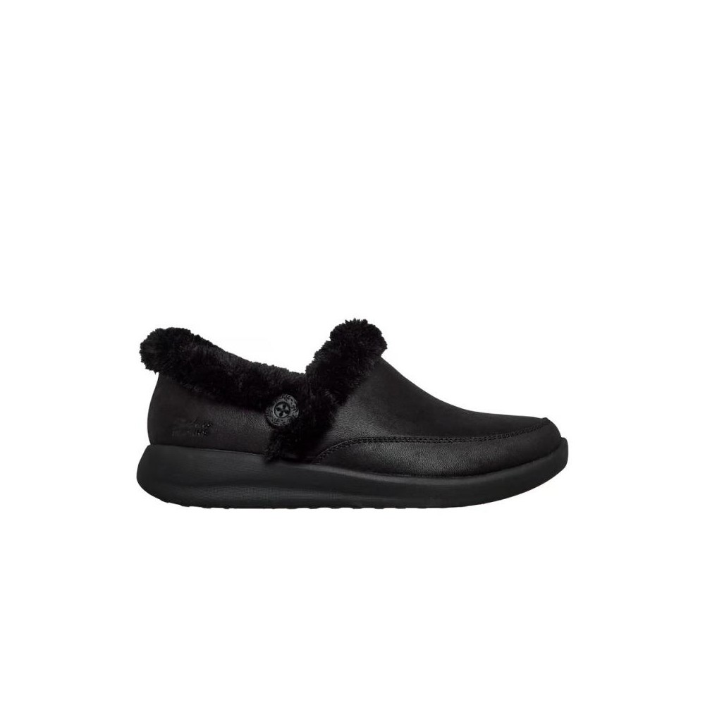Zapatillas de Casa Mujer Skechers Slip-Ins: Cozy Escape Negro