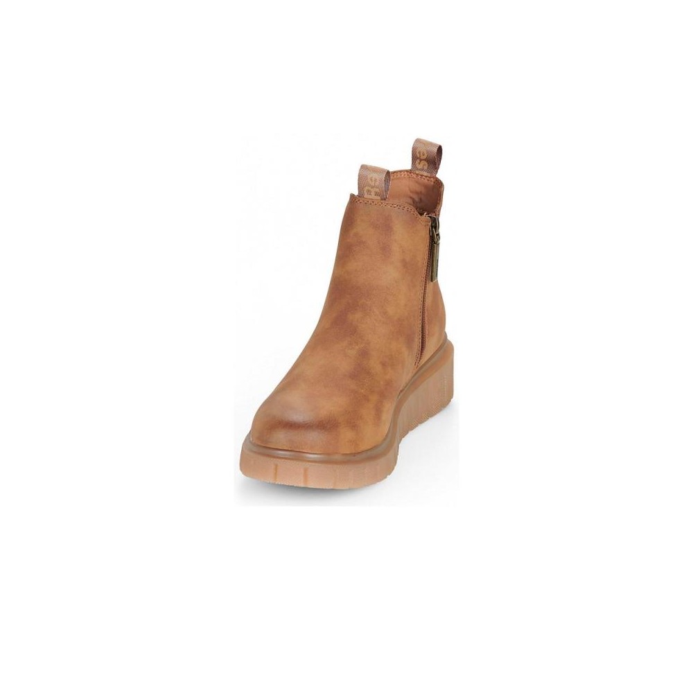 Botines Planos Mujer Refresh 176082 Camel