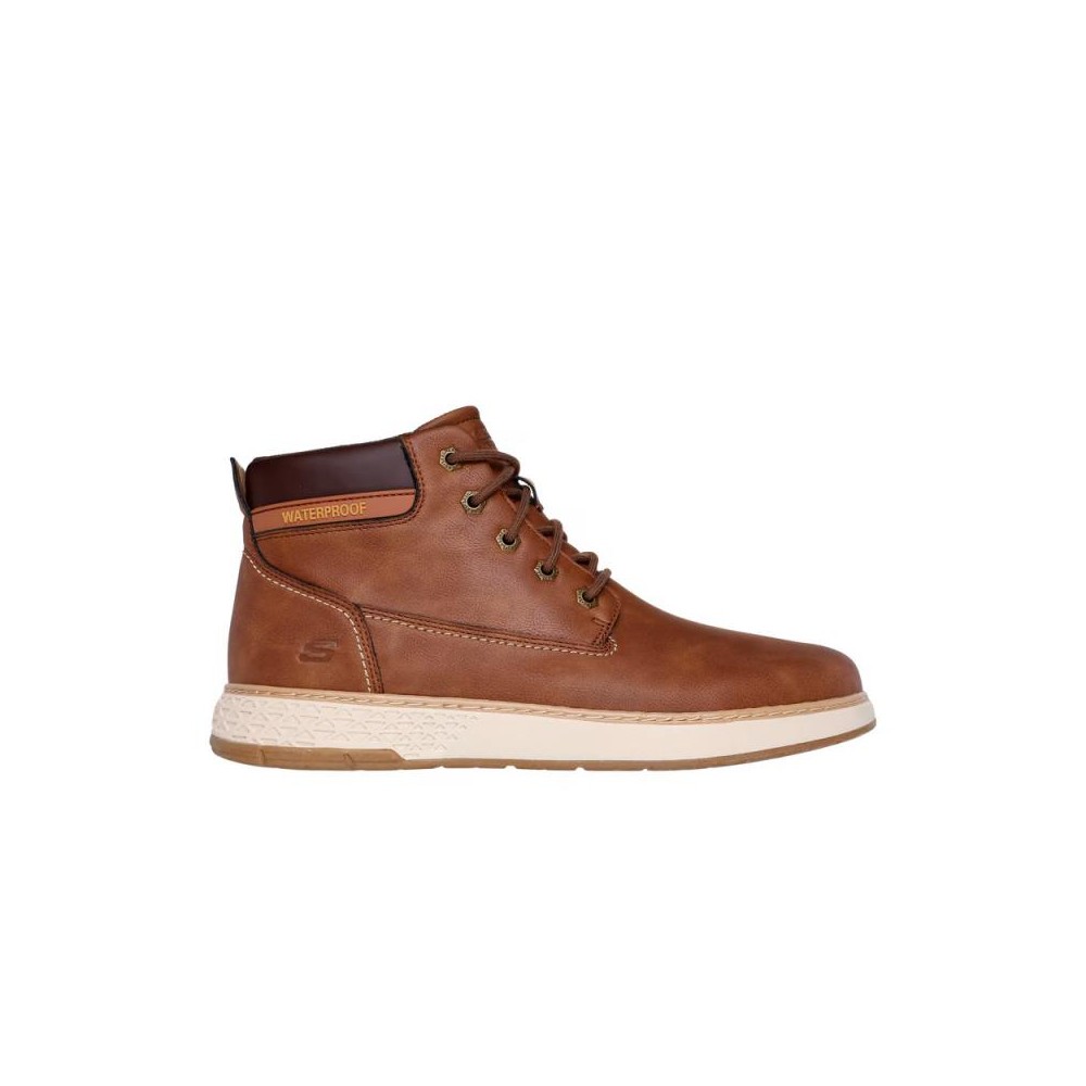 Botas Hombre Skechers Waterproof Relaxed Fit: Garlao Cuero